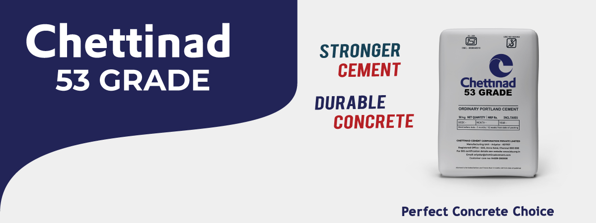 Chettinad OPC 53 Cement - Reliable Choice for Strong Concrete