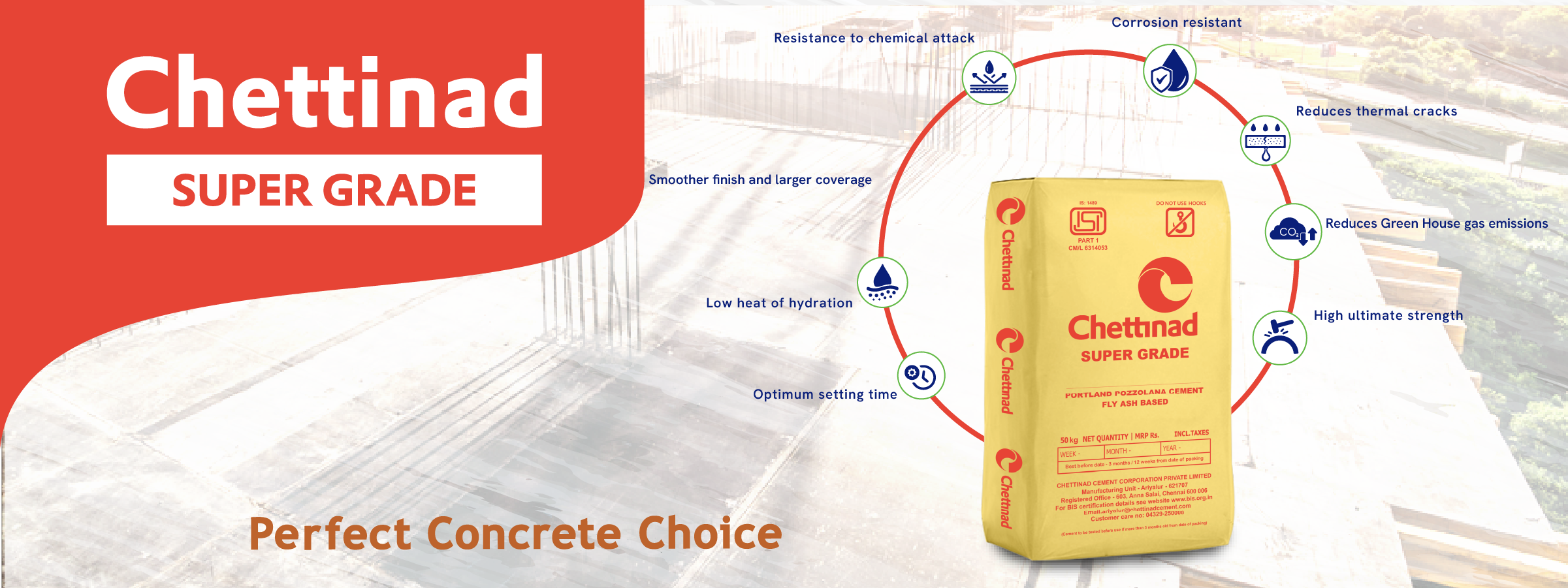 Chettinad Supergrade Cement – Superior Strength for Long-Lasting Construction